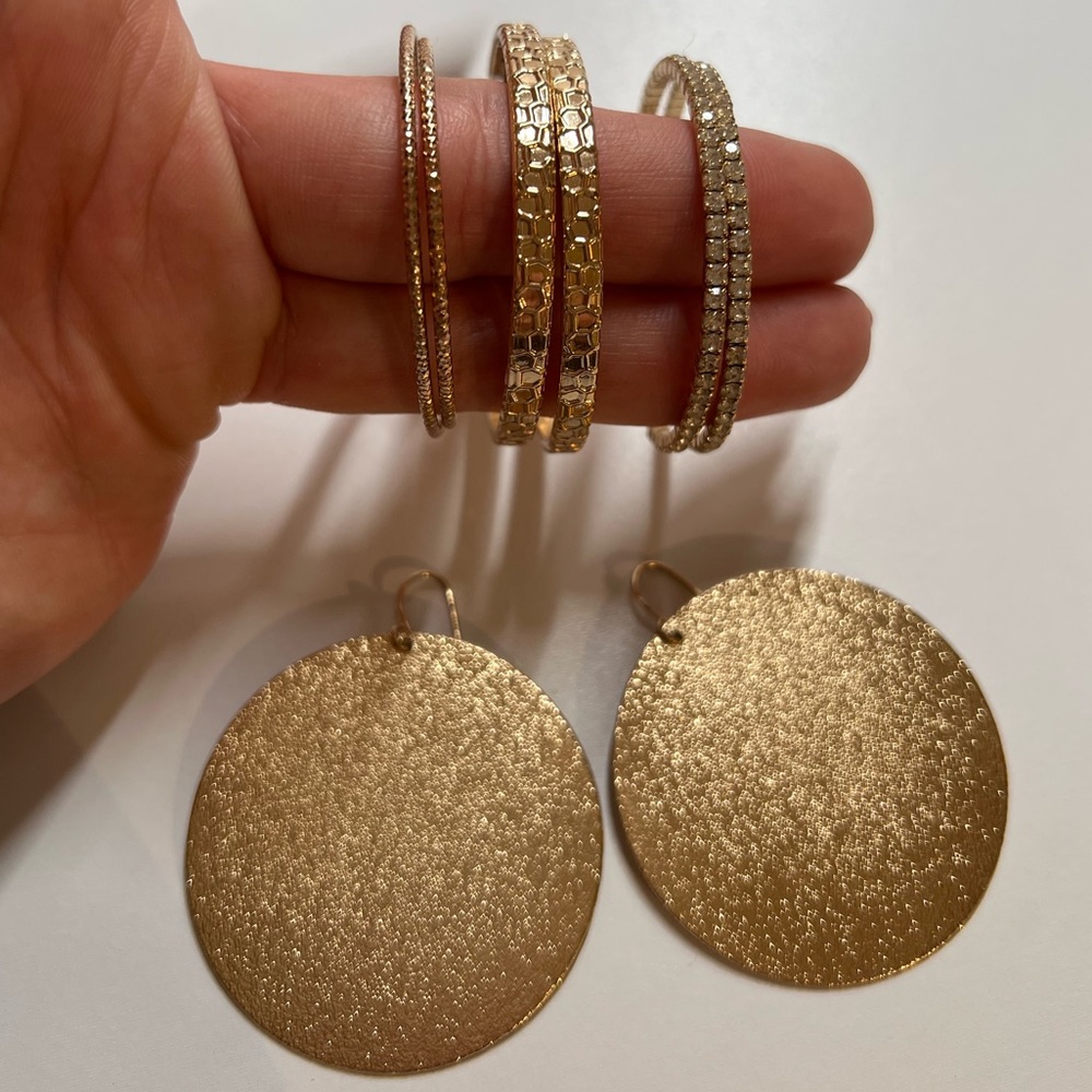Gold Hoop Earrings
